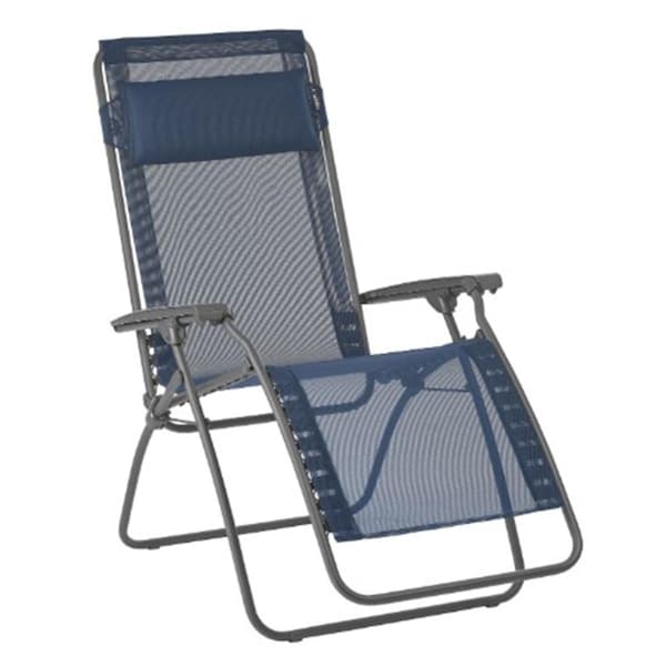 Gfancy Fixtures Ocean Powder Coated Multi-Position Folding Recliner, 26.8 x 64.2 x 44.9 in. GF2627265 - main